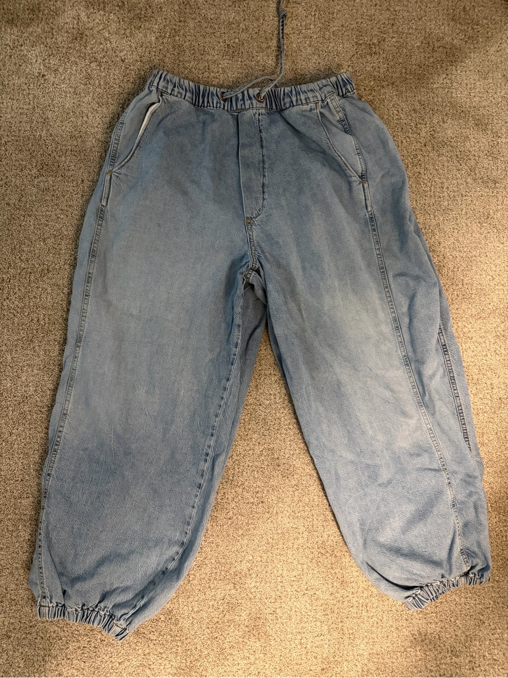 Pilcro Light Blue Wide Harem pants